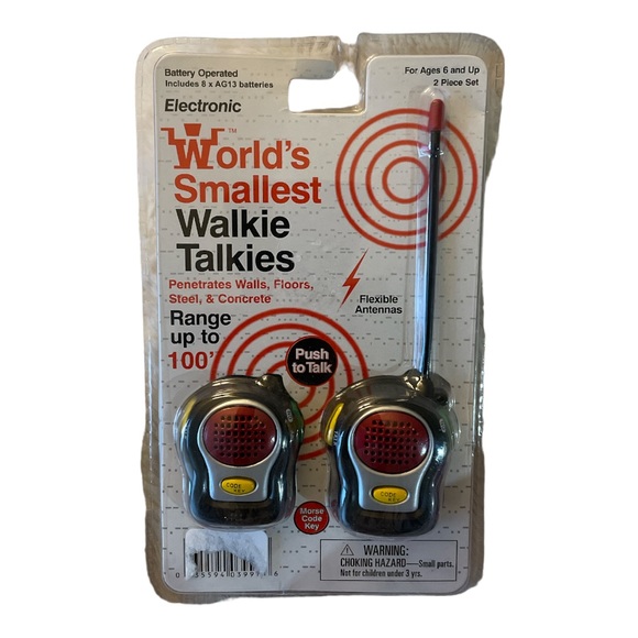 Worlds Smallest Walkie Talkies Set of two - Picture 5 of 5